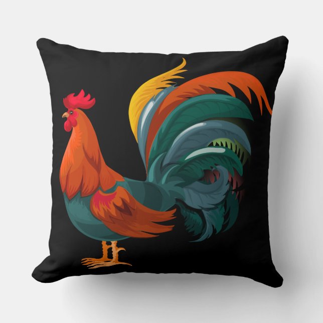 Coussin Rooster (Recto)
