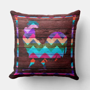 Coussin Rooster Wooden