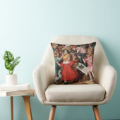 Coussin Rosa C. Petherick : Le panier de Noël (Chaise)