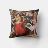 Coussin Rosa C. Petherick : Le panier de Noël (Verso)