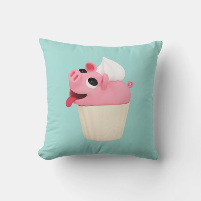 Coussin Rosa the Pig Cup Cake (Recto)