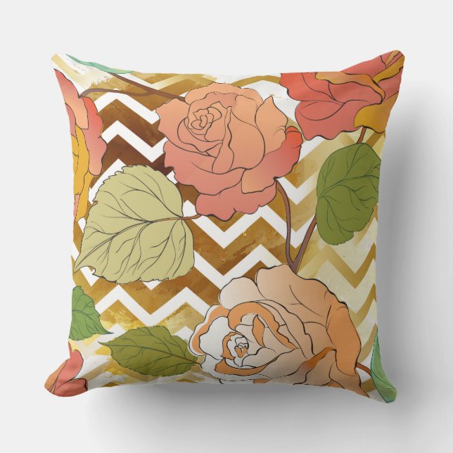 Coussin Rose 28 (Recto)