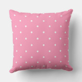 Coussin rose à pois blancs (Verso)
