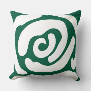 Coussin Rose Abstrait biologique moderne