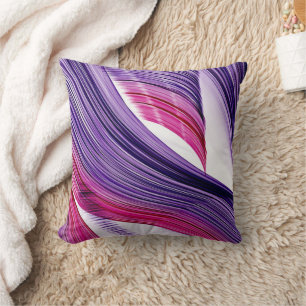 Coussin rose Abstrait et violet