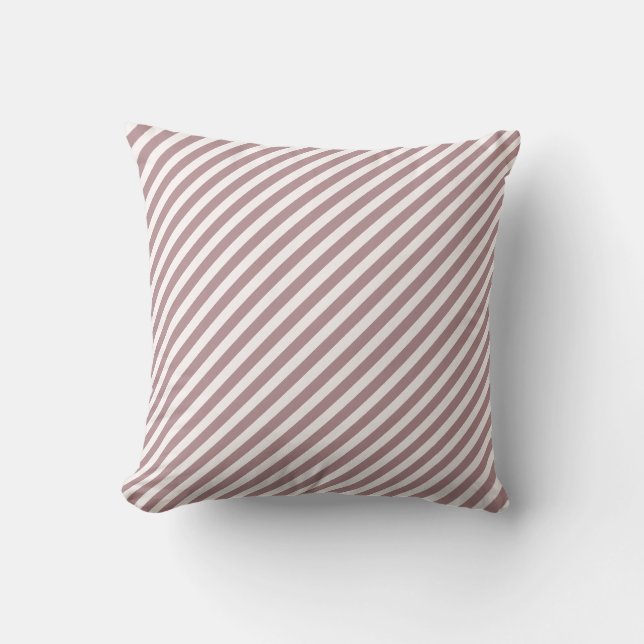 Coussin Rose B48E92 Dusty / Grilles FFAFA Blanches Neige (Recto)