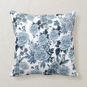 Coussin rose bleu