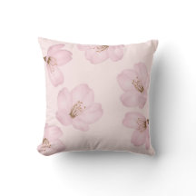 Coussin rose-clair de Sakura de fleurs de cerisier