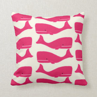 coussin rose de baleine