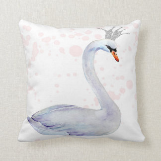 Coussin rose de Boho de crèche d'aquarelle de