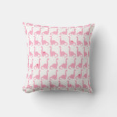 Coussin rose de dinosaure (Recto)
