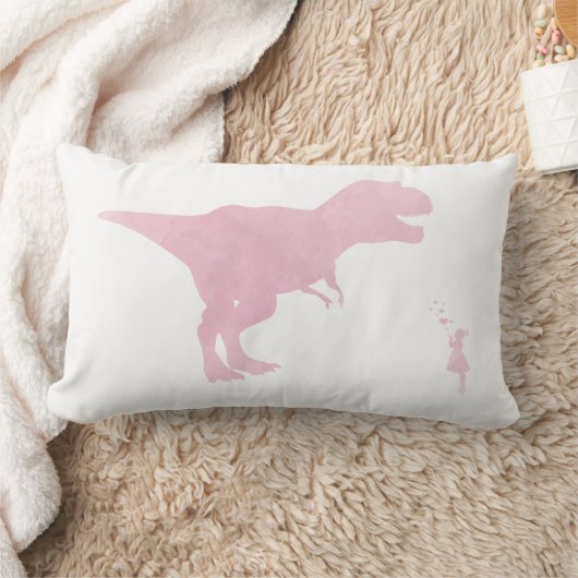 Coussin rose de dinosaure - décor de crèche de (Couverture)