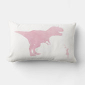 Coussin rose de dinosaure - décor de crèche de (Recto)