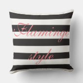 Coussin rose de flamant (Verso)