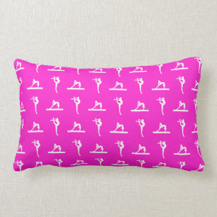 Coussin rose de gymnastique