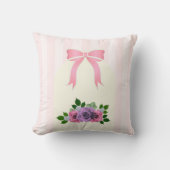 Coussin Rose de jardin rose (Recto)