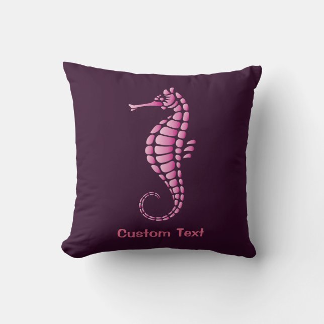 Coussin Rose de Seahorse (Recto)