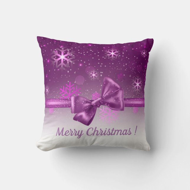 Coussin Rose d'hiver (Recto)
