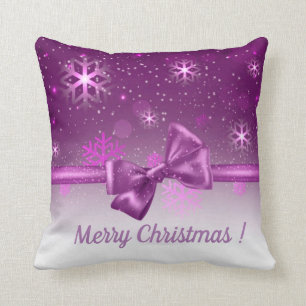 Coussin Rose d'hiver
