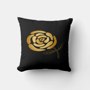 Coussin Rose d'or original pour la fête