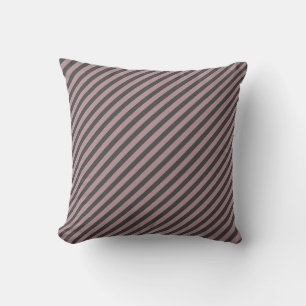 Coussin Rose Duisier B48E92 / Gris de charbon de bois 4343