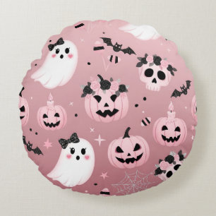 coussin rose éffrayant