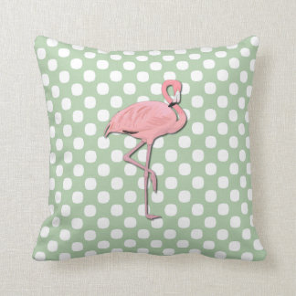 Coussin rose élégant de Flamant rose