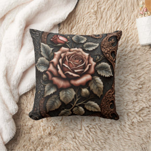 Coussin Rose élégant en design orné à Twilight