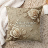 Coussin Rose enchantée art AI (Couverture)