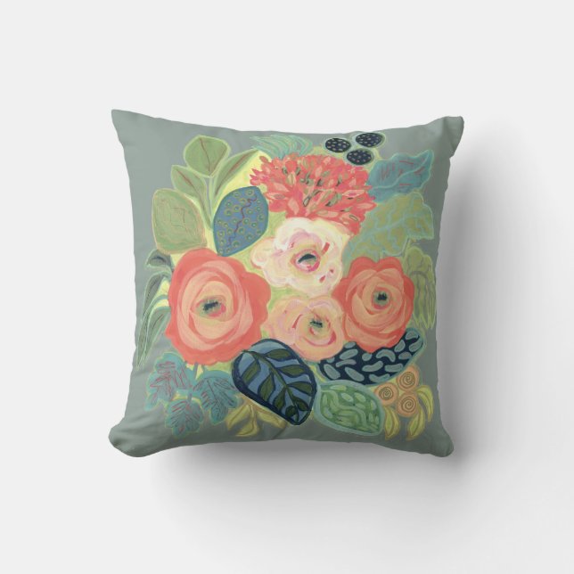 Coussin Rose et maman Coussin-ciel d'argent (Recto)