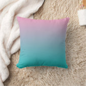 Coussin "Rose et turquoise Ombre" (Couverture)