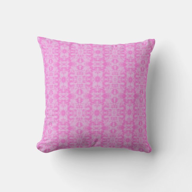 Coussin Rose fractal (Recto)