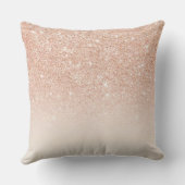 Coussin Rose Gold Glitter Love You Forever (Verso)