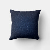 Coussin Rose Gold & Marine Blue Sparkle Parties scintillan (Verso)