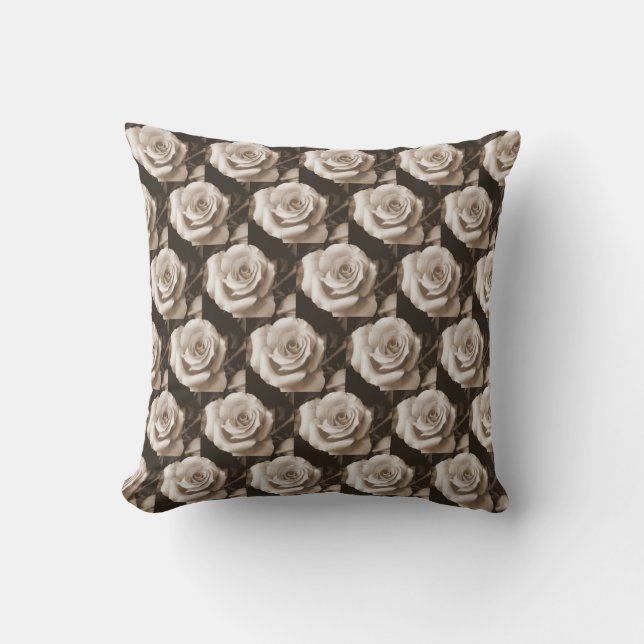Coussin Rose gracieux (Recto)