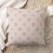 Coussin Rose, gris et blanc (Couverture)