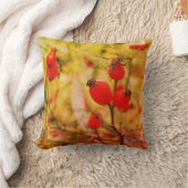 Coussin Rose hip Autumn Photographie Art Cushion (Couverture)