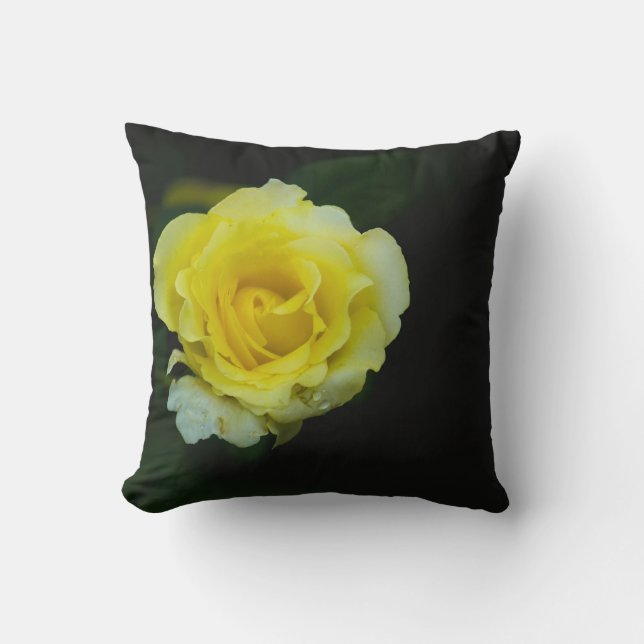 Coussin Rose jaune (Recto)