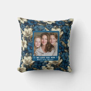 Coussin Rose Joyeux Anniversaire Maman Décor Salon Luxe