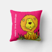 Coussin rose lumineux de 2ème souvenir (Verso)