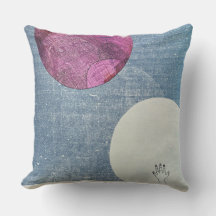 Coussin rose lune