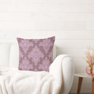 Coussin Rose Mauve Lilas Lavande Poussiéreuse Élégant Dama