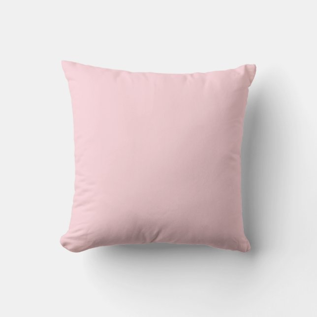 Coussin Rose pastel uni (Recto)