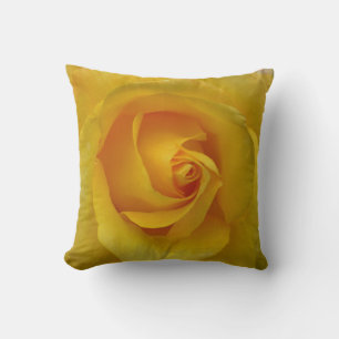 Coussin rose Personnalisé Rose Jaune Décor Coussin