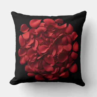 Coussin Rose Petals Cushion Throw Cover