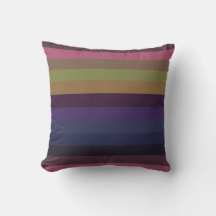 Coussin Rose Poussiéreux & Sage Pastels Atténués