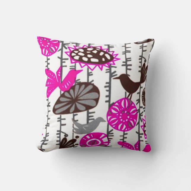 Coussin Rose preppy (Recto)
