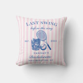 Coussin Rose Rétro Dernier Balancement Avant La Bague Tenn (Recto)