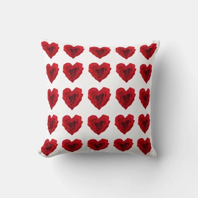 Coussin Rose rouge (Recto)