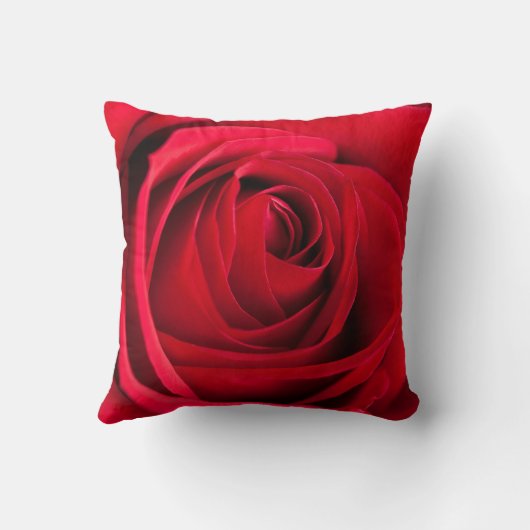 Coussin Rose rouge (Verso)